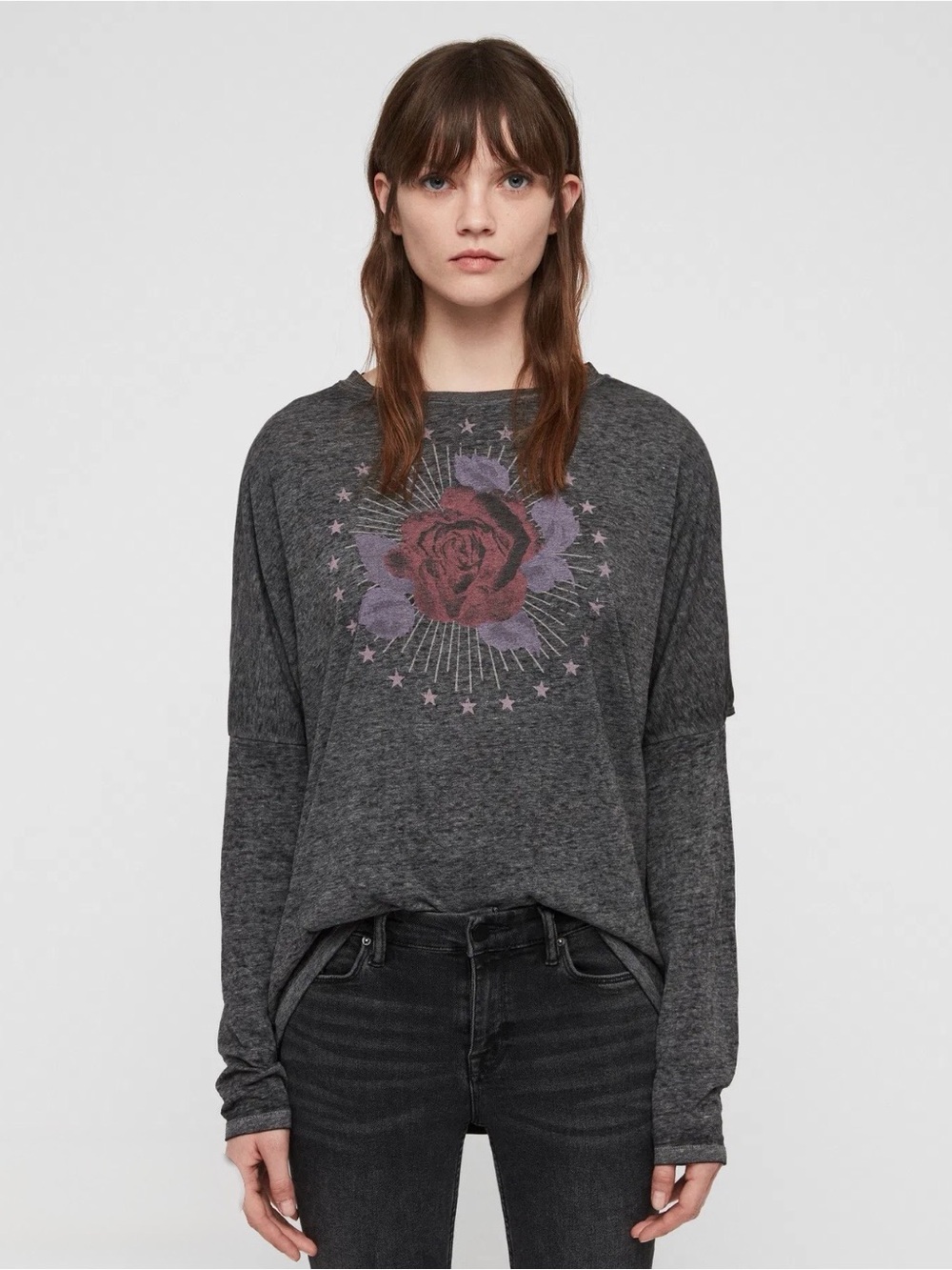 All Saints Eden Wave T-Shirt Size Small